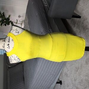 Bebe Ribbed Mock Turtleneck Dress